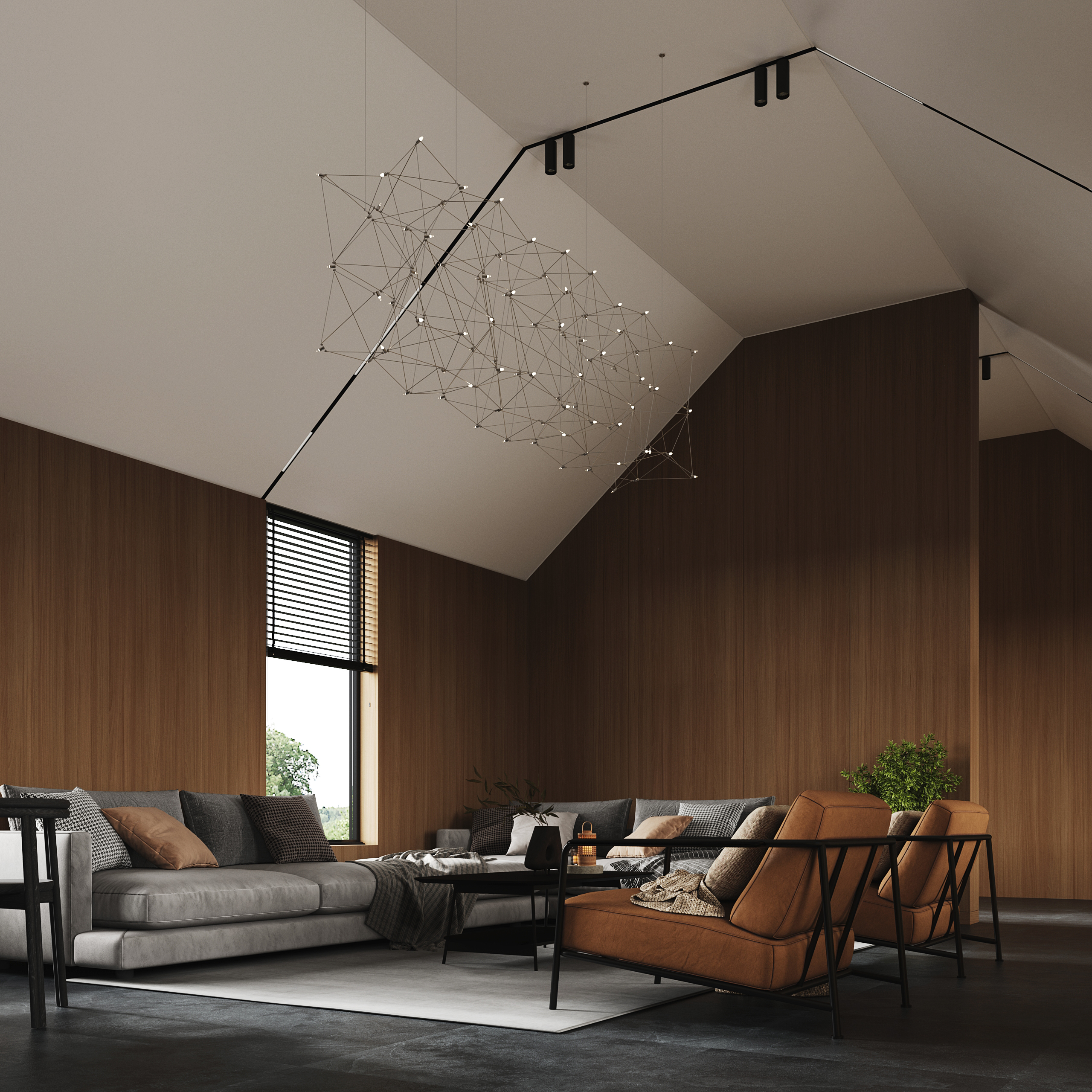 Sufit napinany — realizacja